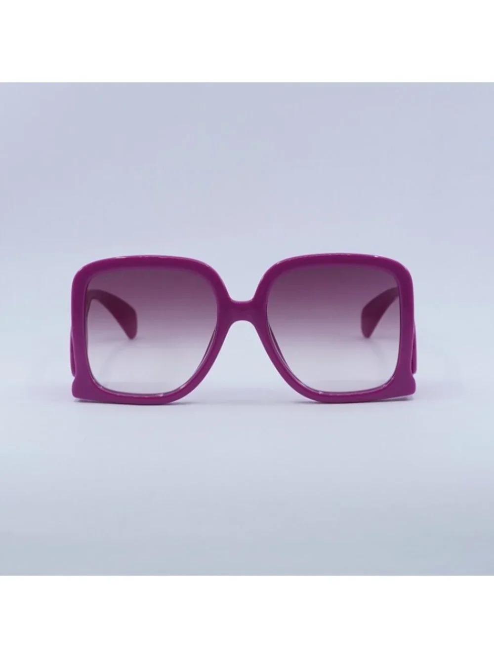 Gucci GG1326S 004 Sunglasses Fuchsia Square Frame, Violet Gradient Lenses